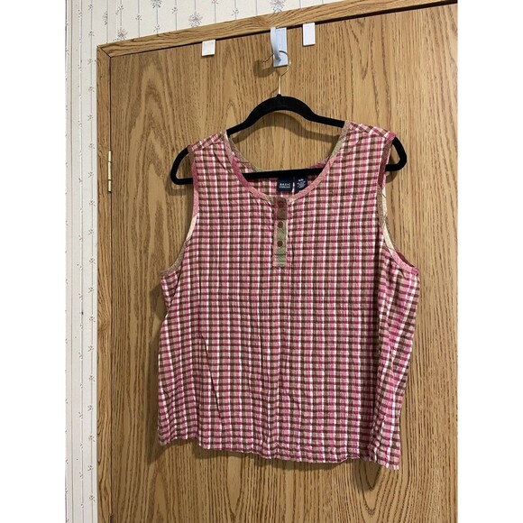 Basic additions ladies one X tank top button-down festival hiking skater Y2K - Picture 1 of 6